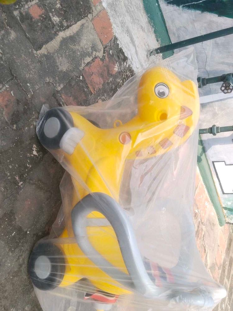 Yellow Ride-On Toy
