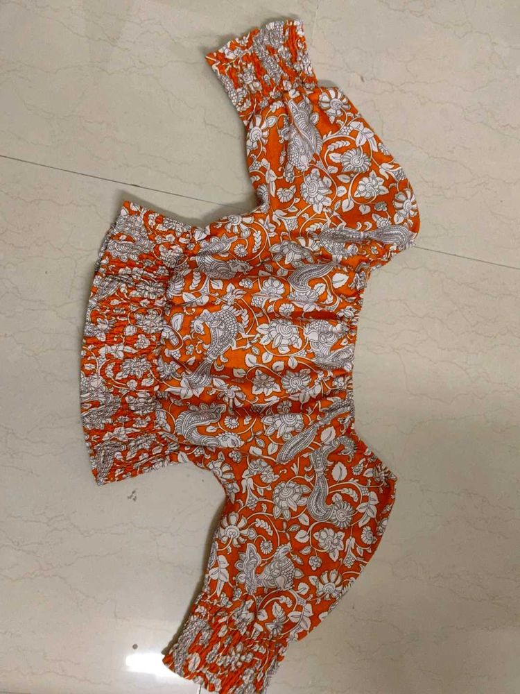 Vishudh Kalamkari Printed Top