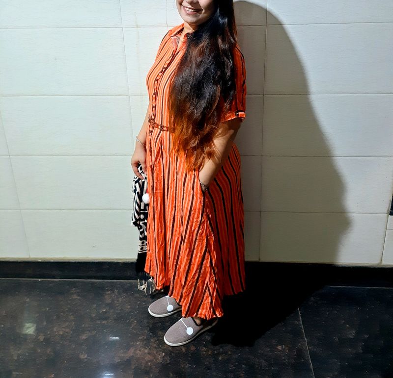 Shirt Style Gown