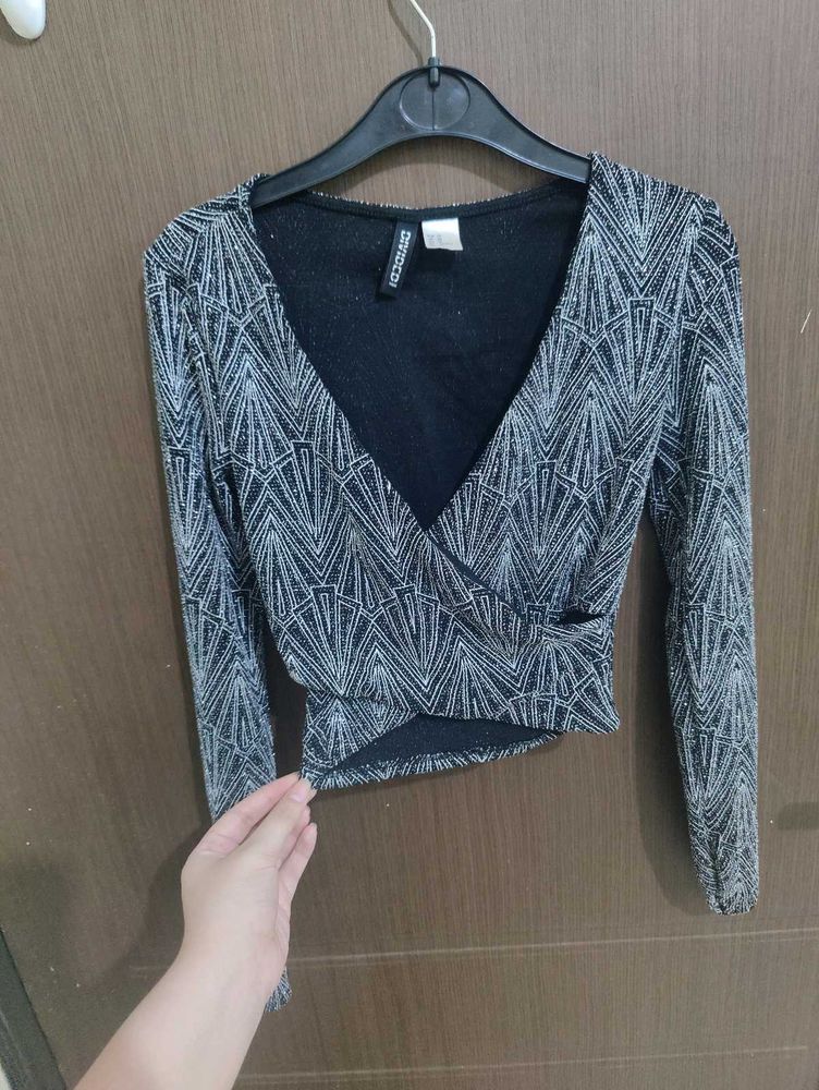 Sparkle Full Sleeves Party Top