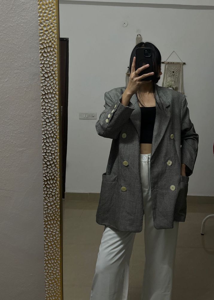 Marcona Vintage Double Breasted Blazer
