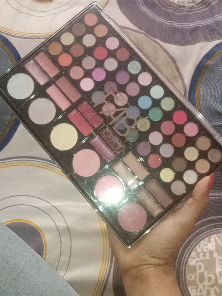 Blush ,Highlighter,  Lip Gloss, Eyeshadow Palette