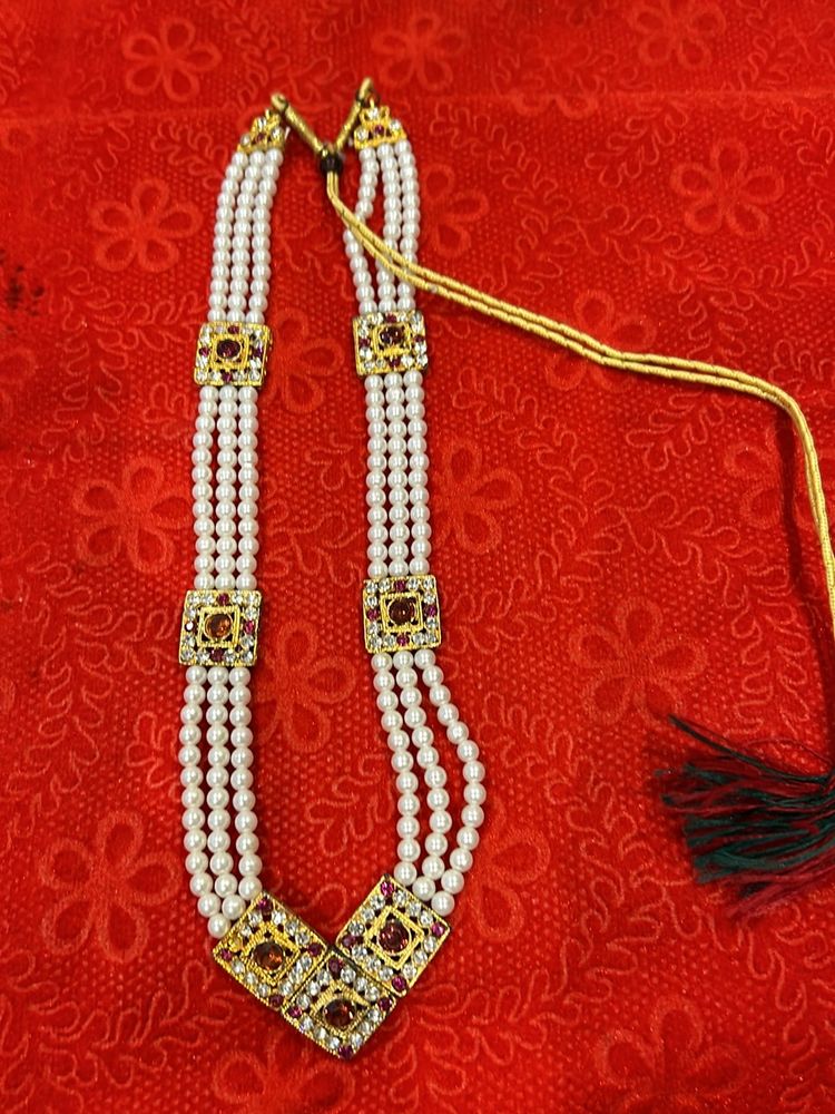 Designer Long Peral Necklace