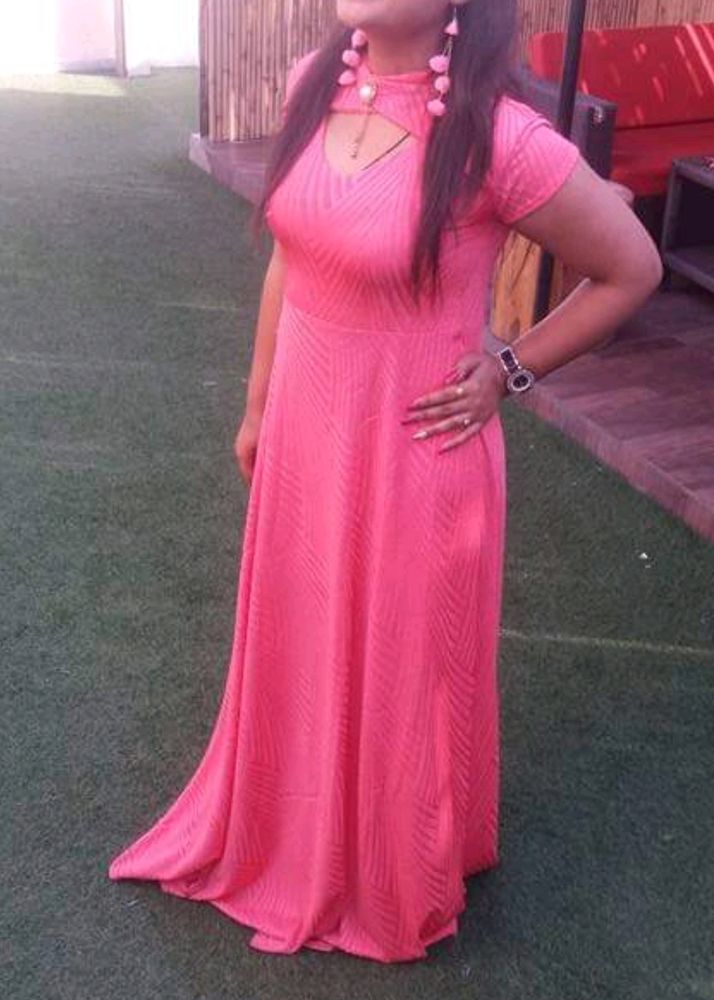 Partywear Pink Gown