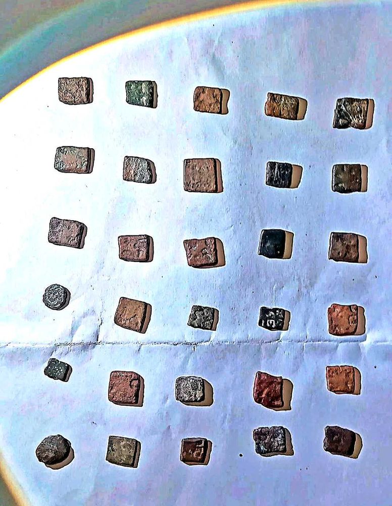 Ancient Handmade Copper Coins