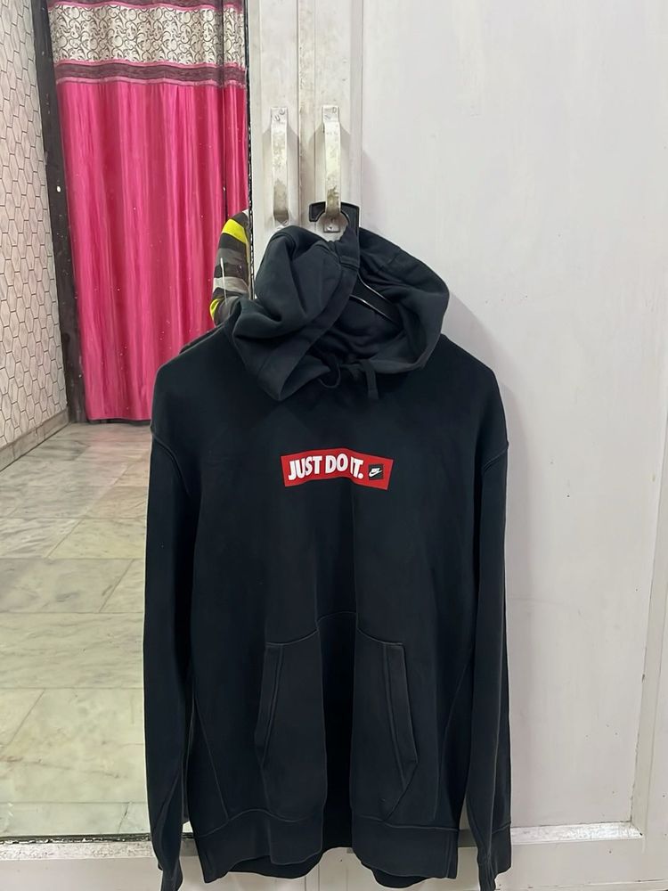 Nike 'Just Do It' Black Hoodie