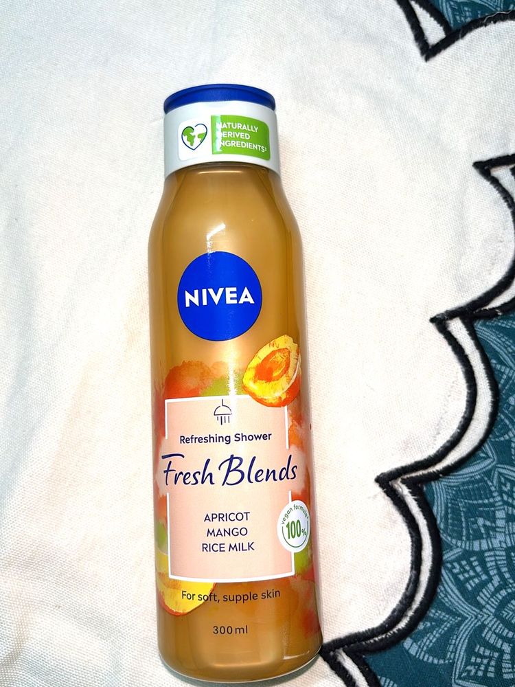 New Nivea Fresh Blends Shower Gel🍋🍑extracts