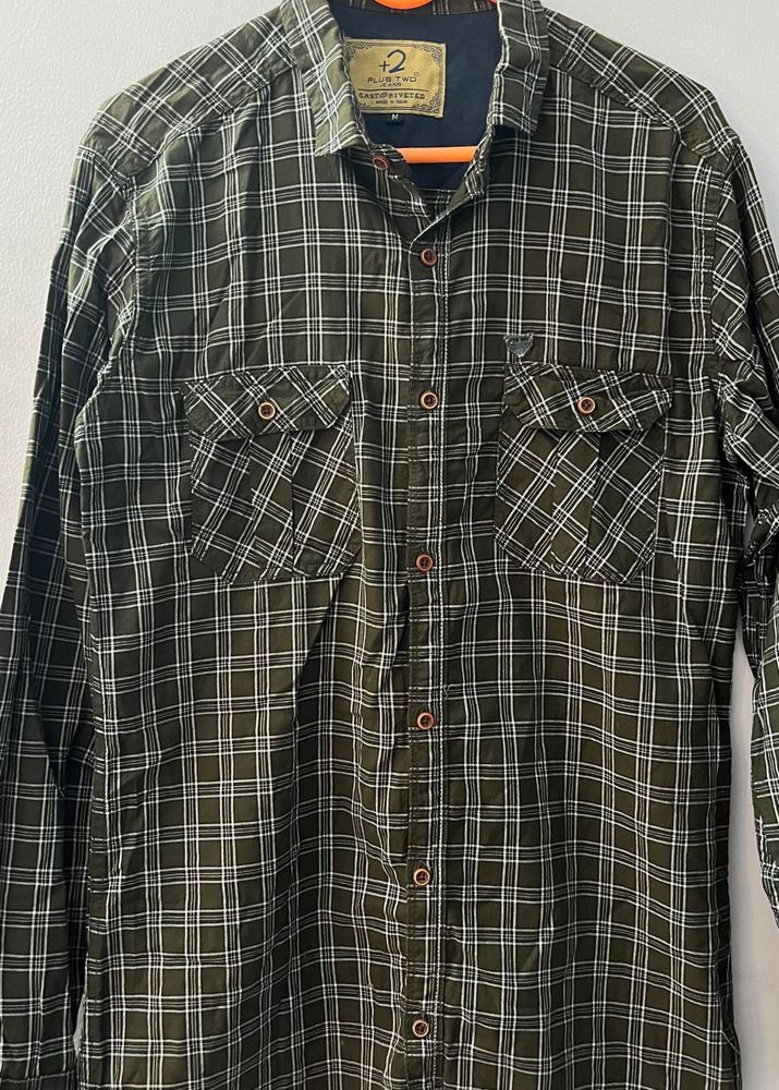 Mens Casual Check Shirt