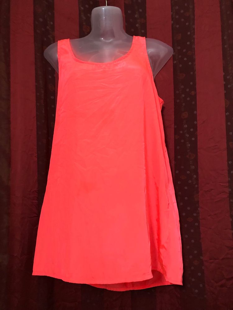 Silvian Heach Orange Sleeveless Dress