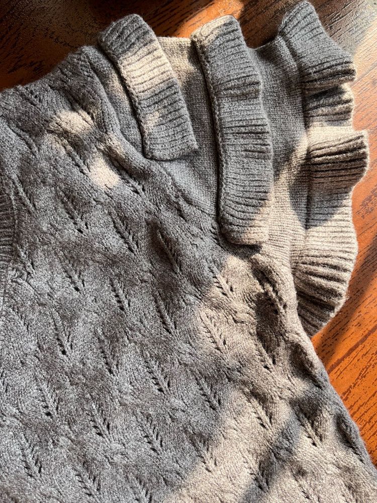 Gray Knit Sweater