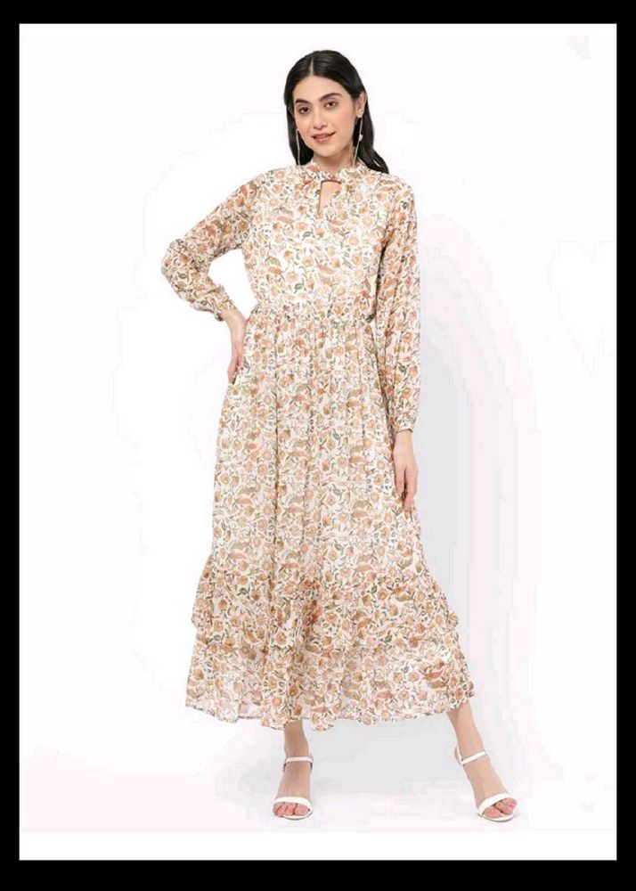 Floral Print Maxi Dress