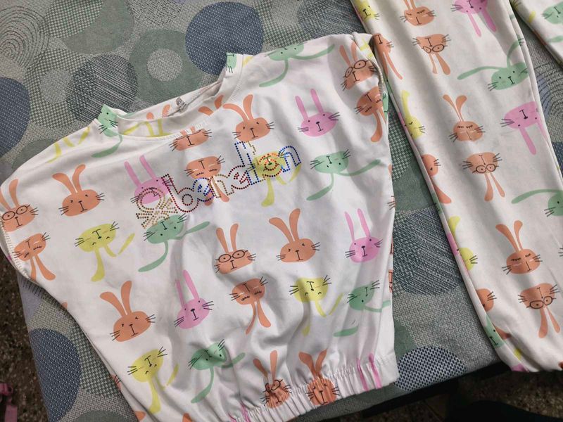 Beautiful New Printed Cord Set For 6-7 Years Girl