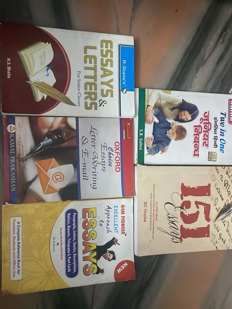 Set of 5 Essay &amp; Letter Writing Books