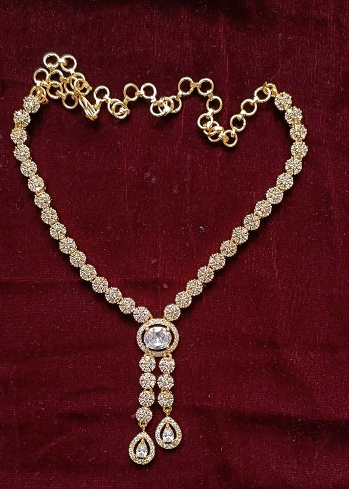 Gold plated American Diamond Jewellery