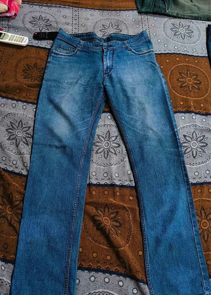 Blue Denim Jeans New Condition For Sale!