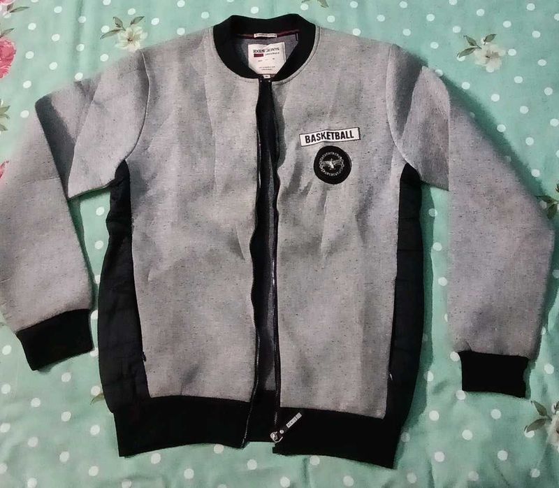 Cool Grey Basketball Jacket