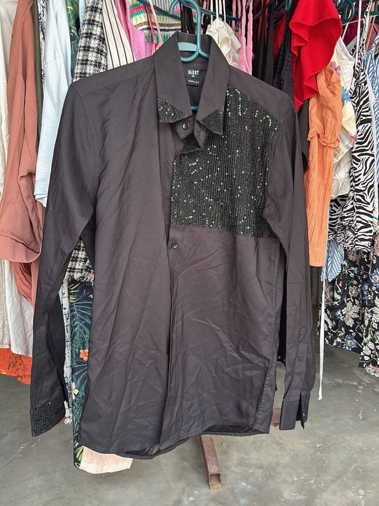 Men's Long Sleeve Party Shirt