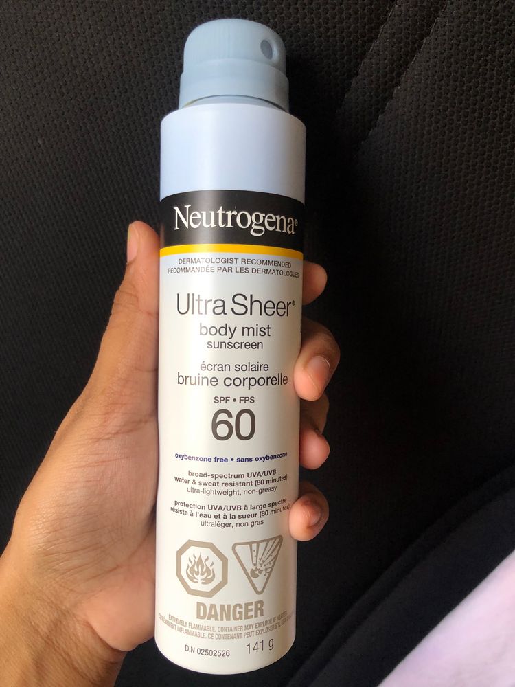 Neutrogena Ultra Sheer Sunscreen Spray Spf 60