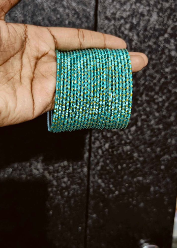 Turquoise Colour Bangle Set