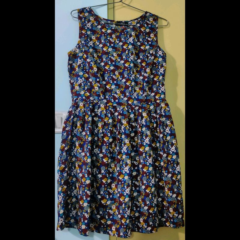 Multi Color Floral Dress