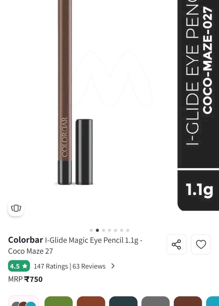 Colorbar I-Glide Eye Pencil - Coco Maze