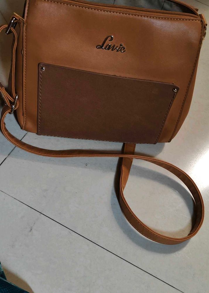 Lavie Brown Crossbody Bag