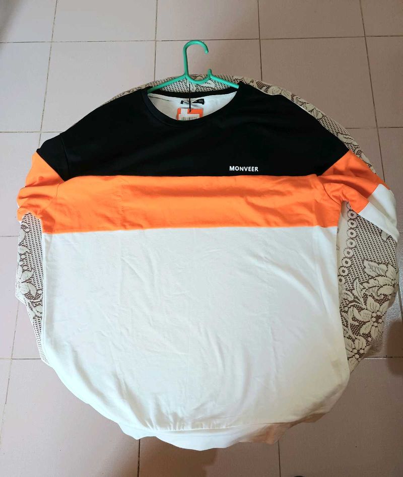 SHEIN New Color Block T-Shirt