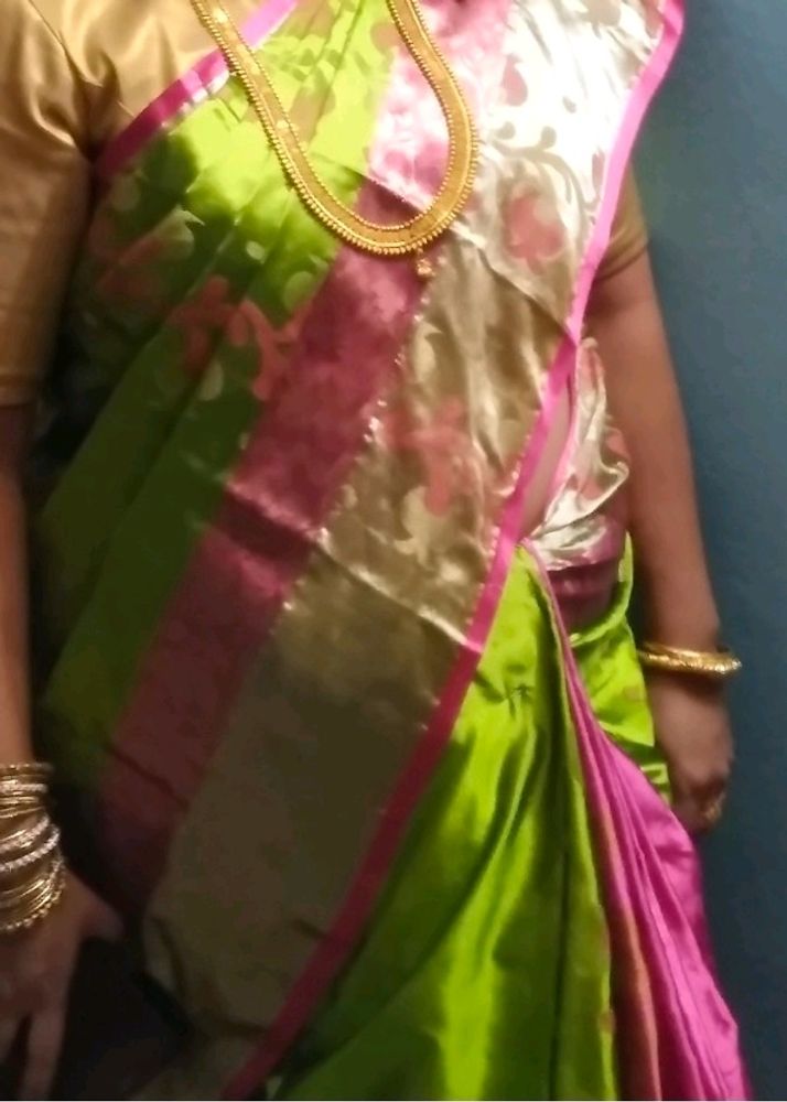 Elegant Silk Saree+ Blouse Piece