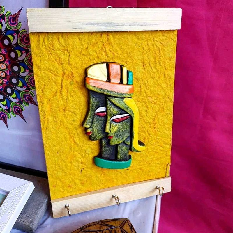 Tribal Art Key Holder