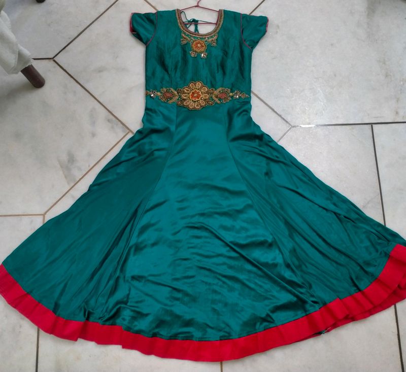 Dark Green Gown