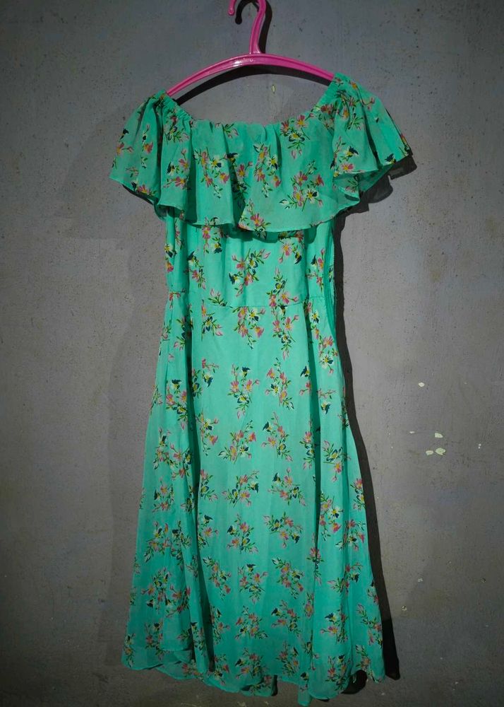 Floral Off-Shoulder Dress
