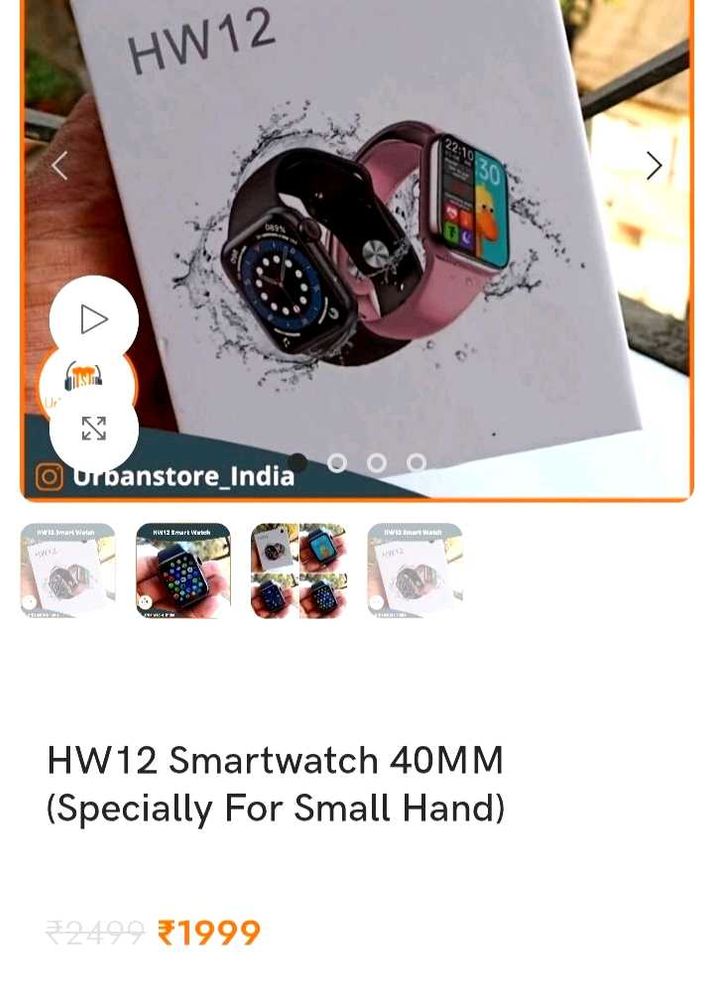 HW12 SMARTWATCH UNISEX