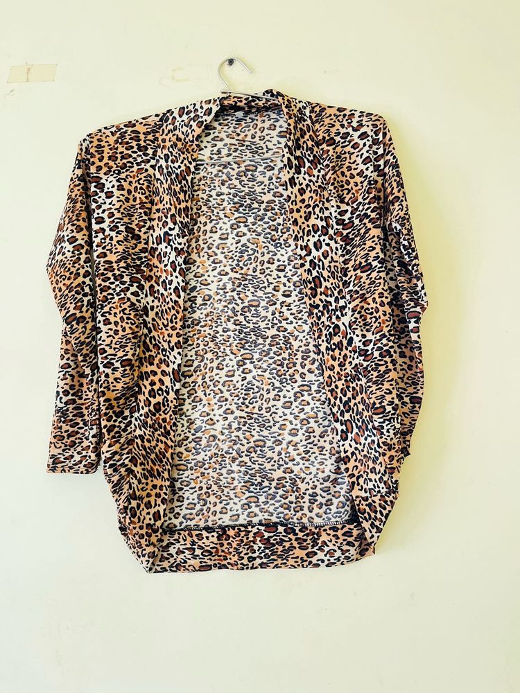 Leopard Print Cardigan