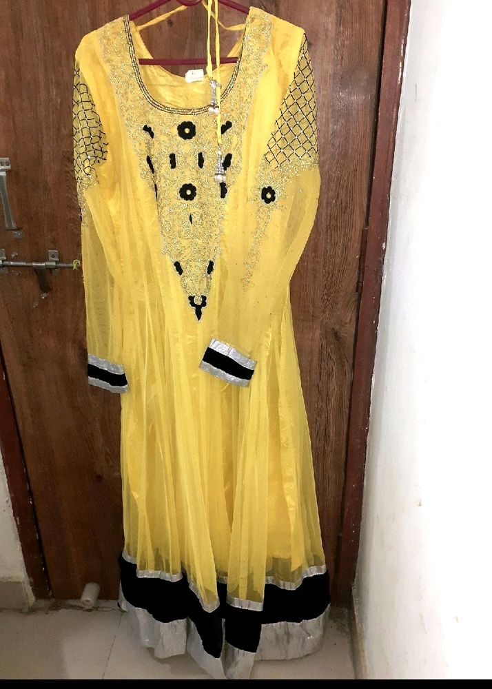 Haldi Wedding Function Gown