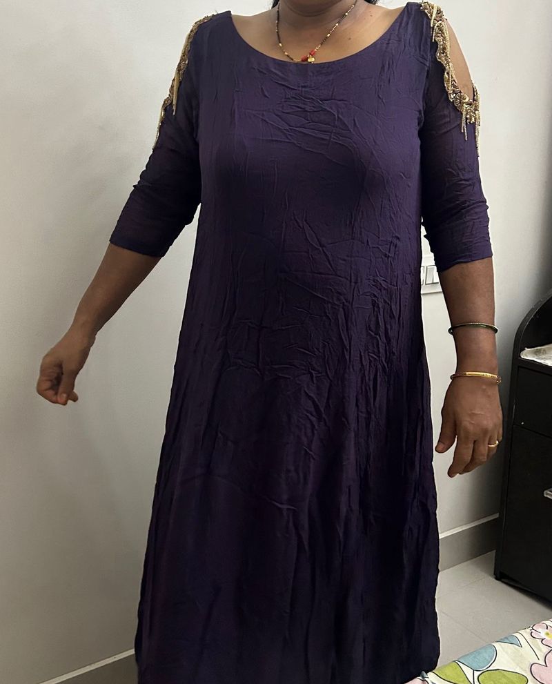 Elegant Purple Dress