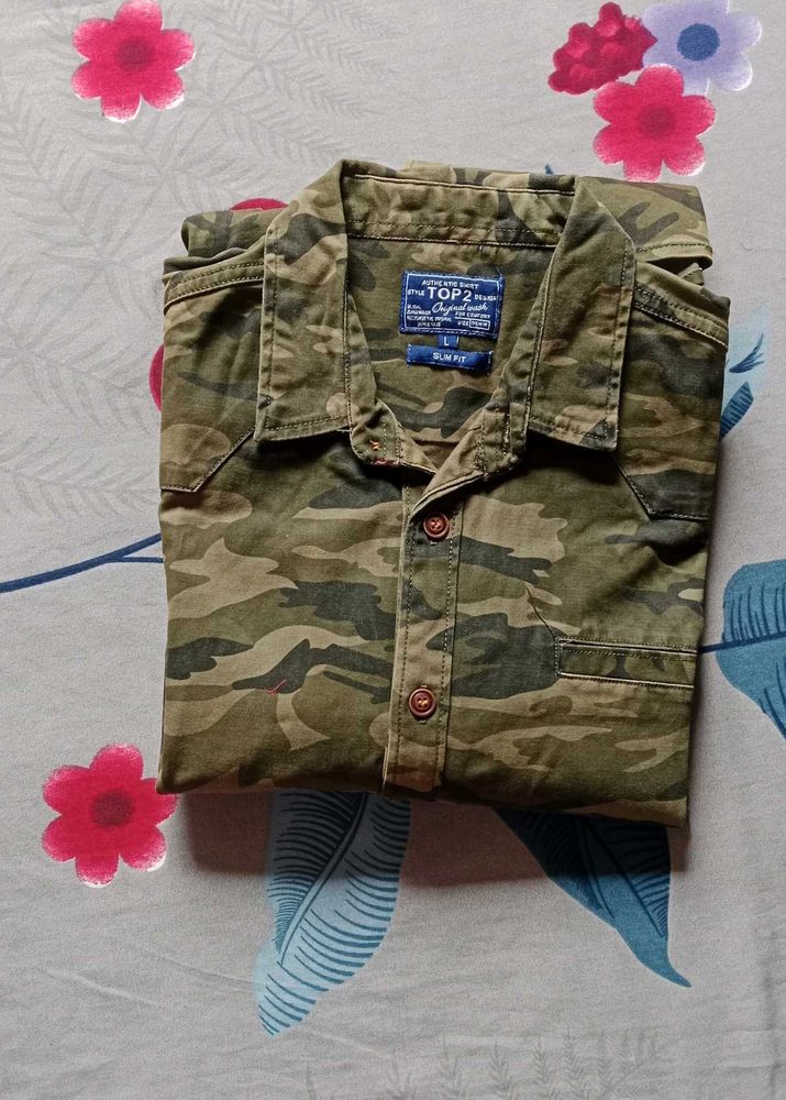 Camo Print Shirt