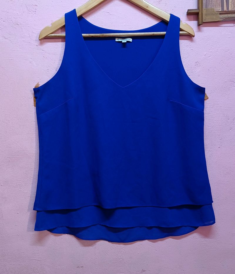 Neavy Blue Sleeveless Tops (Women&#39;s)