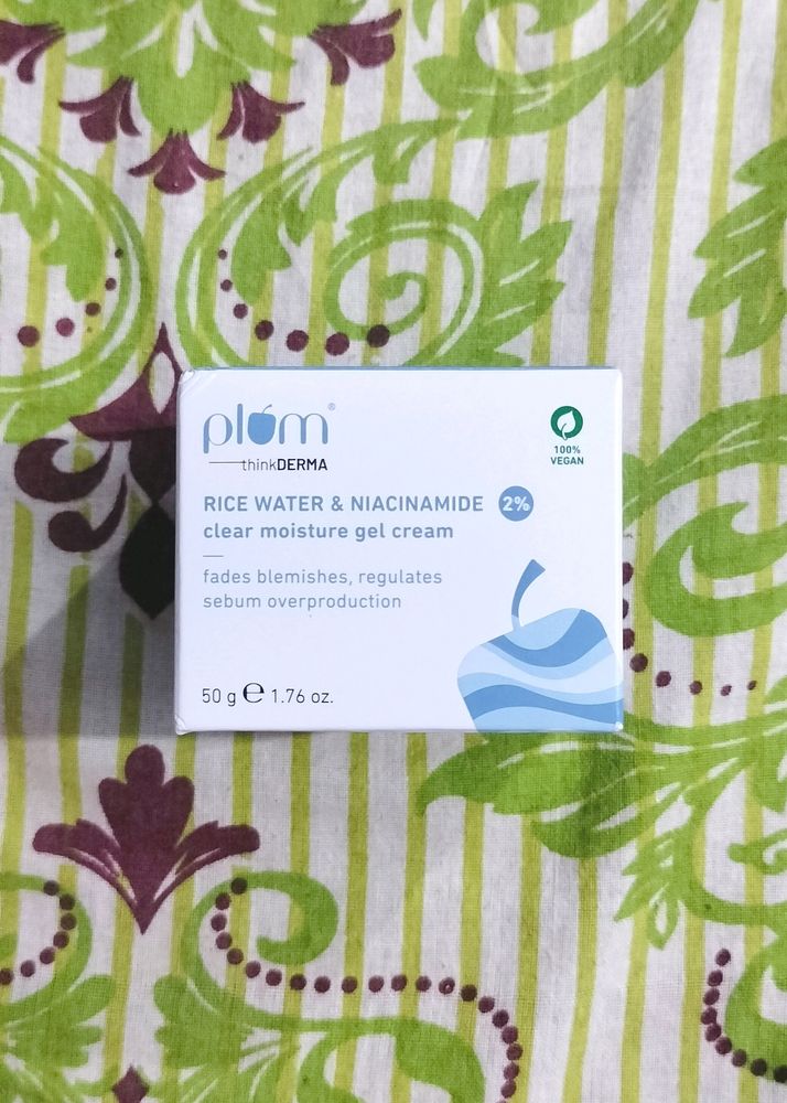 Plum Rice Water &amp; Niacinamide Gel Moisturizer