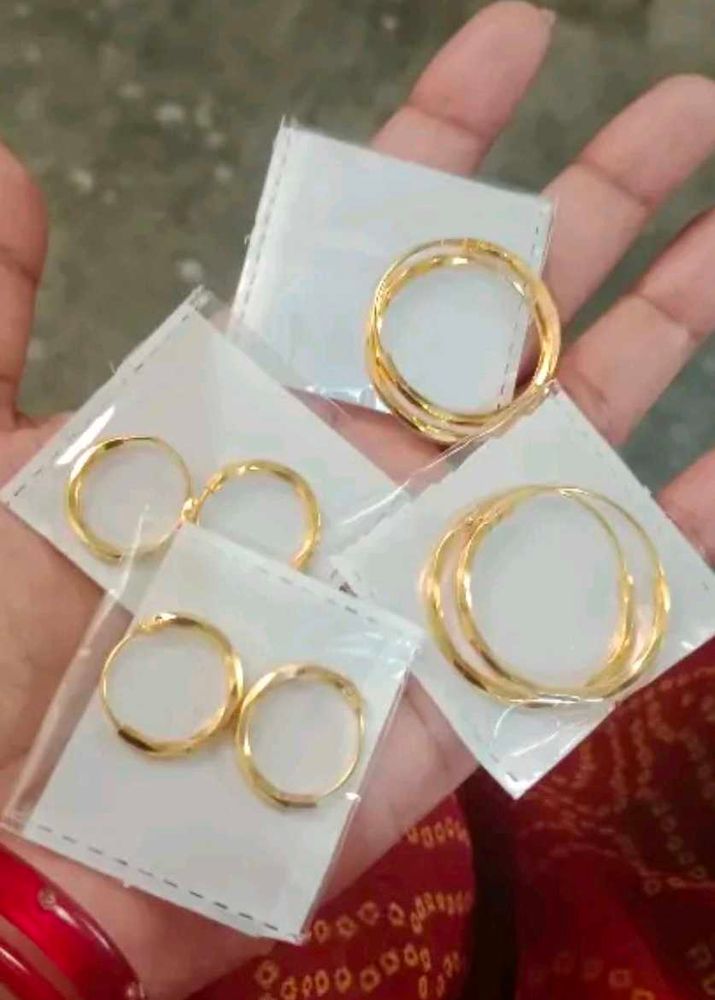 Gold Rings - Set of 3