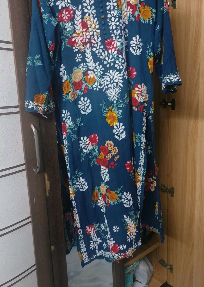 Chikankari Mul Kurti