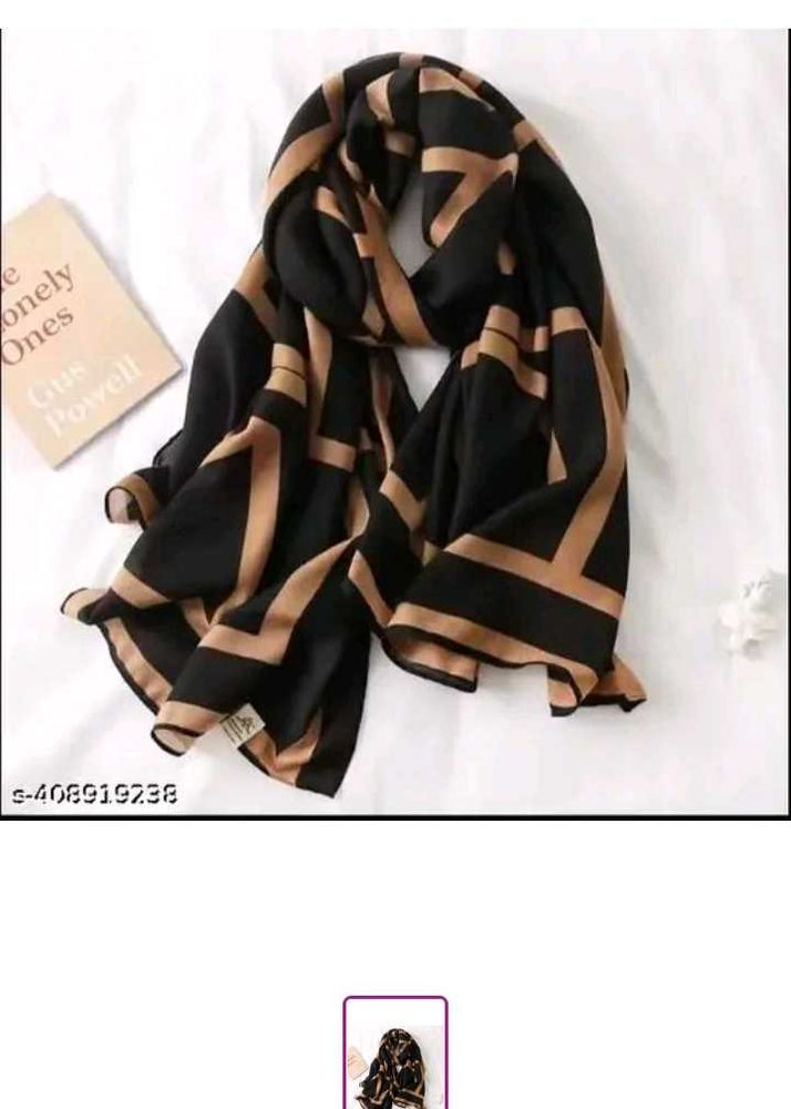 Stylish Patterned Scarf[Rayon]
