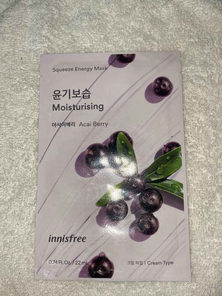 Innisfree Acai Berry Squeeze Energy Mask Pack Of 1