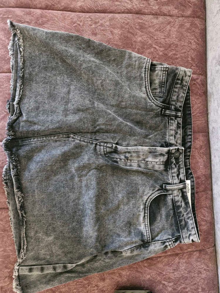 Short Denim Skirt