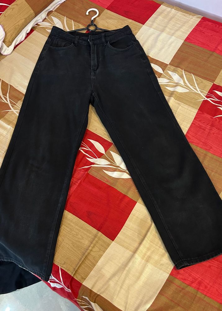 Black Wide Leg Jeans