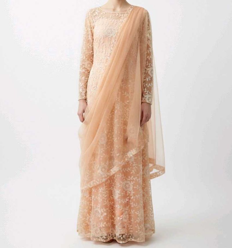 Shaurya Sanadhya Designer Ethnic Gown Bust 40 inch