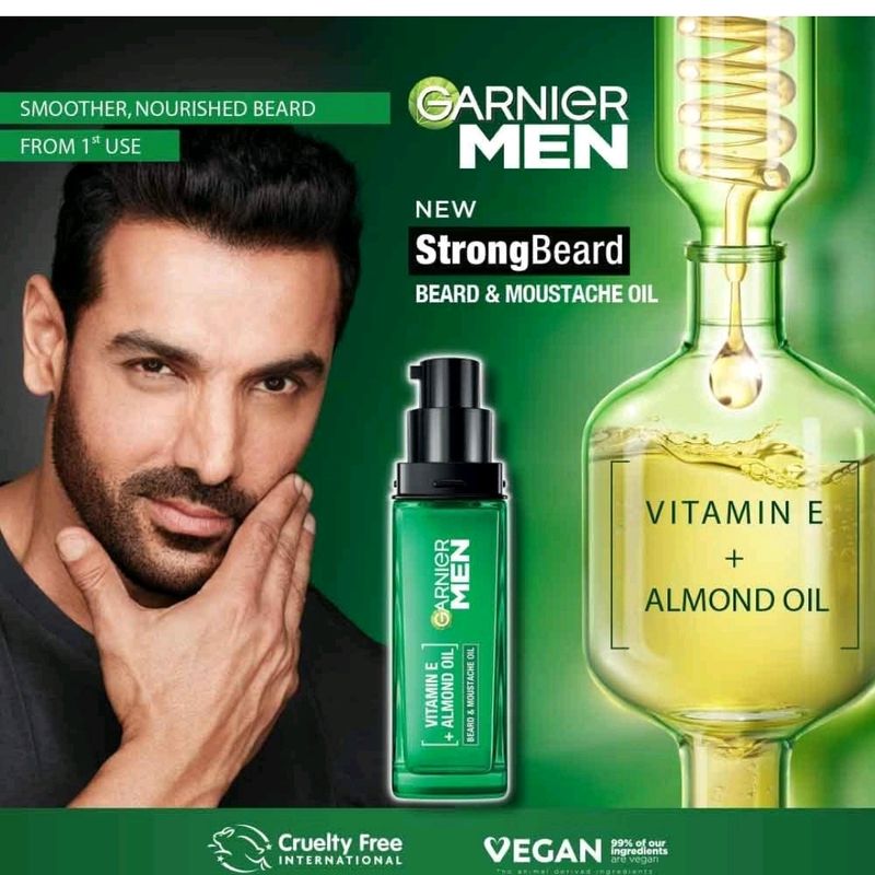 Garnier Men StrongBeard Beard &amp; Moustache Oil