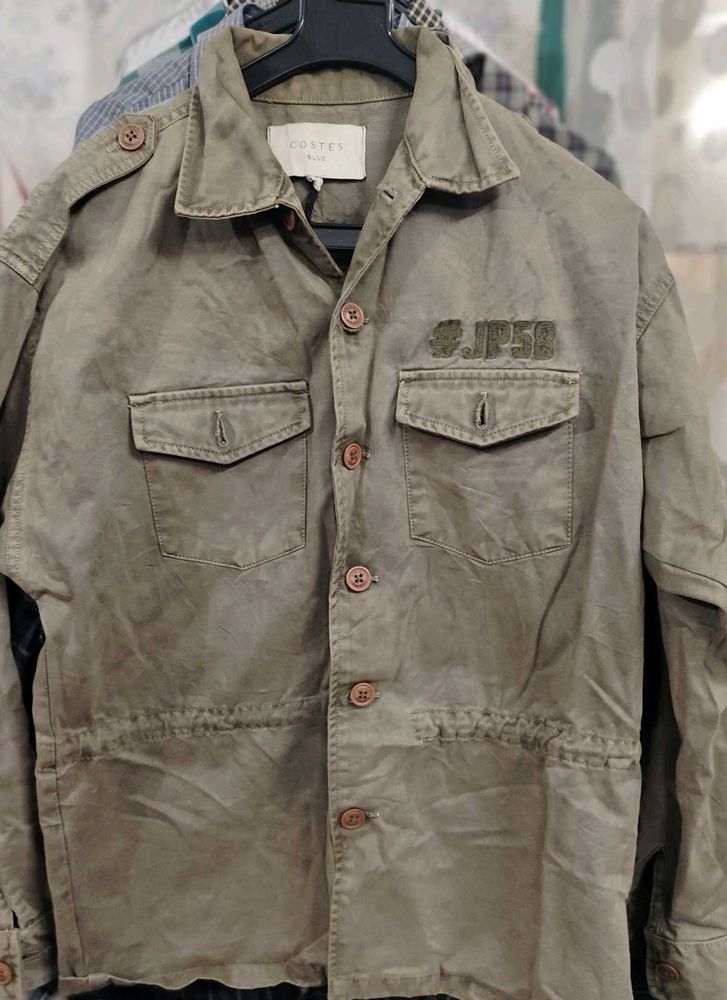 Coster Blue Military Style Jacket