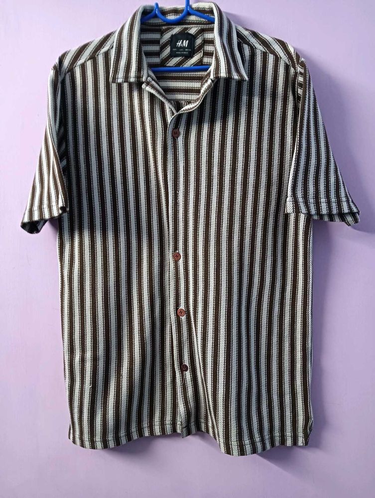 H&amp;M Striped Casual Shirt