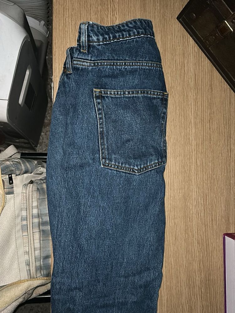 Classic Dark Wash Denim Jeans