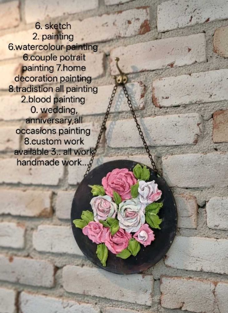 Floral Handmade Wall Art